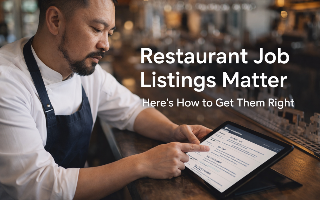 Restaurant Job Listings: Optimize for Google Jobs