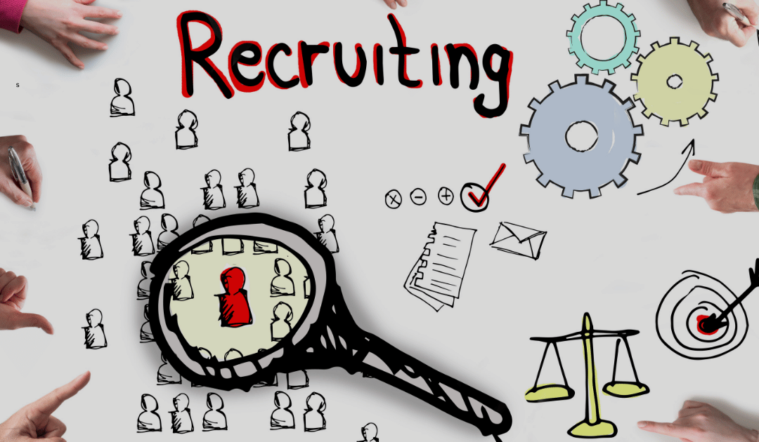 Magnifying glass highlighting restaurant recruiting trends
