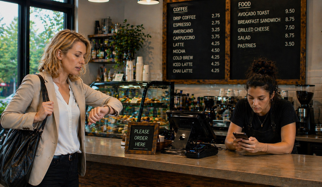 Restaurant hiring checklist example showing poor customer service and a lack of staff accountability